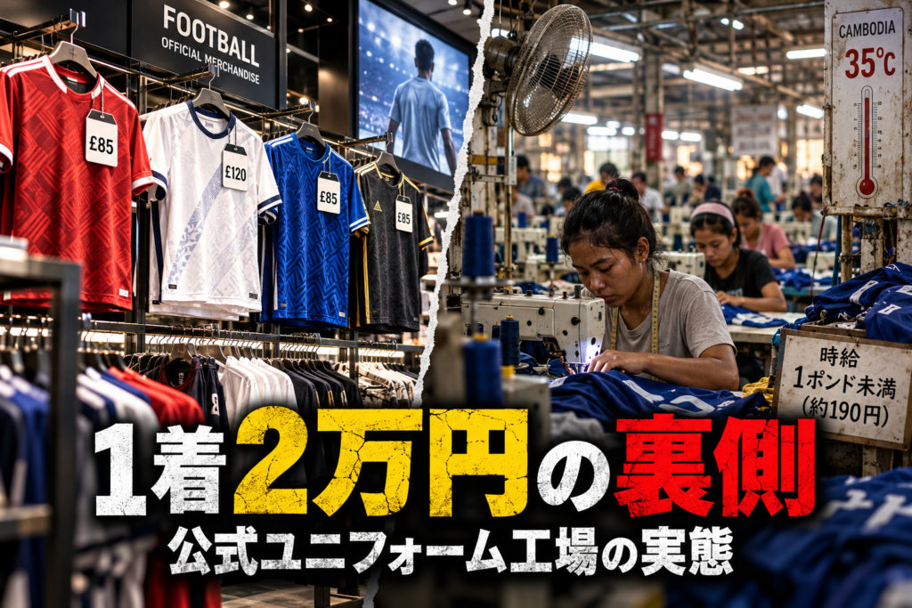 サッカーユニフォーム価格の裏側